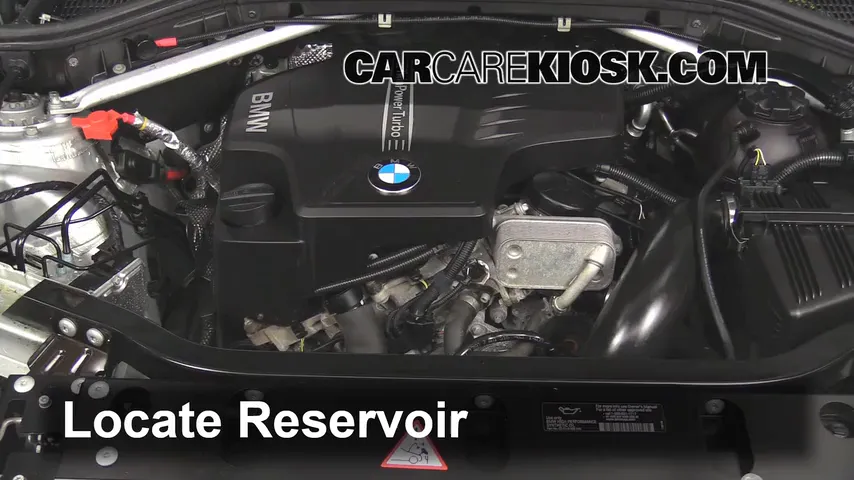 2013 BMW X3 xDrive28i 2.0L 4 Cyl. Turbo Windshield Washer Fluid Add Fluid